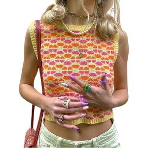 Cropped Sweater Tank